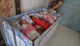 Infants at the orphanage