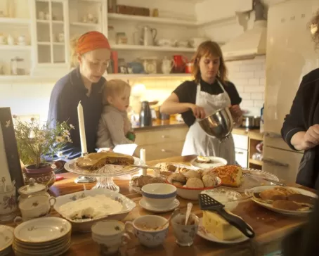 Icelandic cooking in the Wilderness kitchen