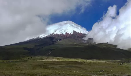 View from the bottom of Cotopaxi Volcano