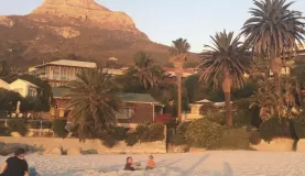 At the beach, Cape Town