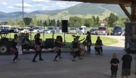 The Missoula African dance troupe