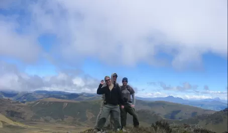 On top of the world in Ecuador during the Cayambe-Coca trek