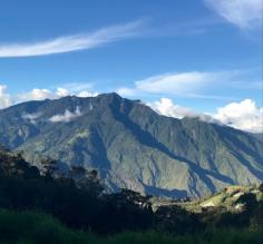Mountain views near Baños.