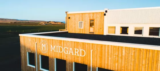 The newly built Midgard Base Camp
