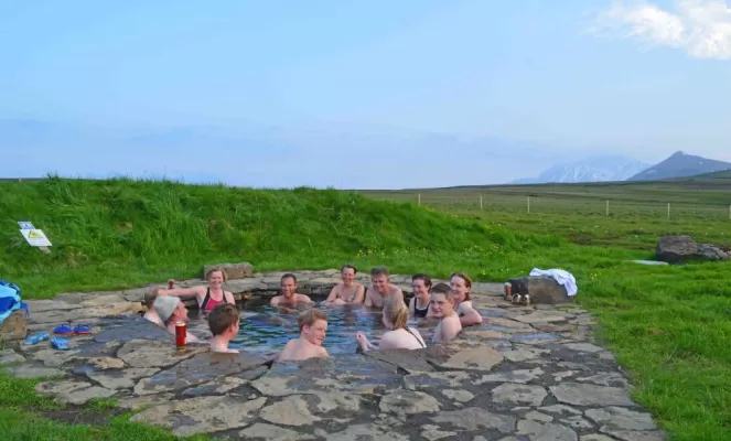 Hot Spring relaxation time
