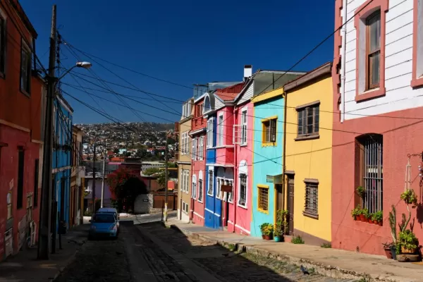 Colorful streets of Valparaiso