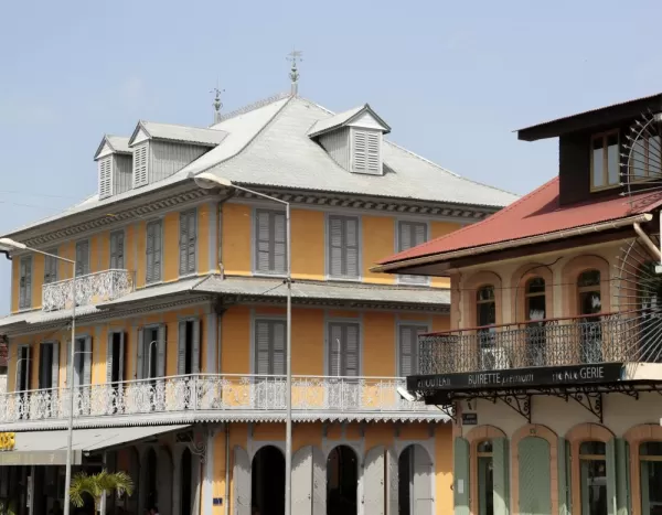 Colonial architecture, Cayenne, French Guiana