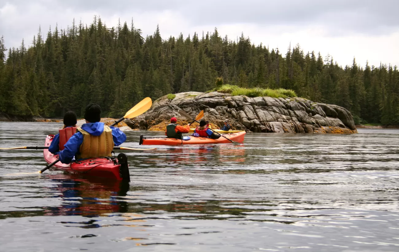 Kayaking with friends