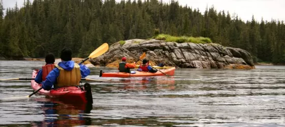 Kayaking with friends