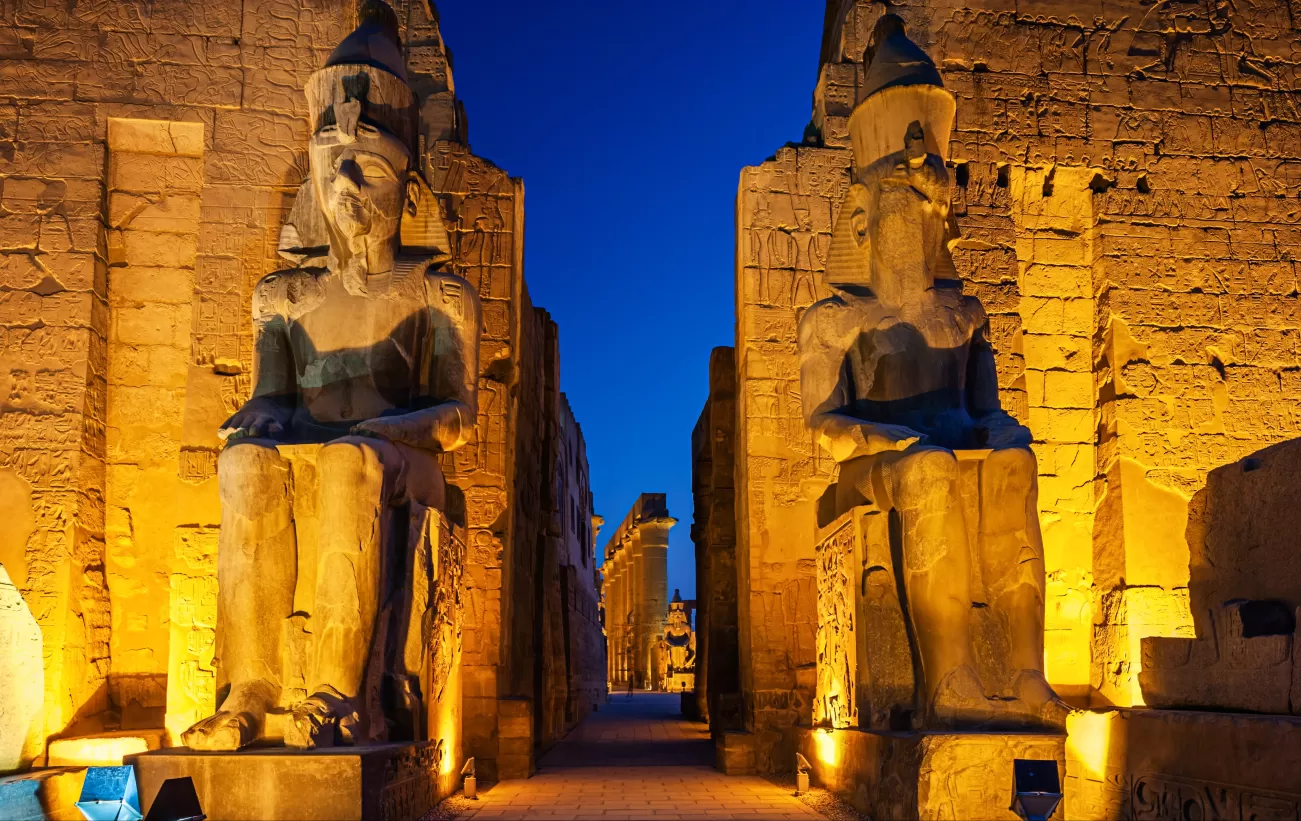 Entrance of Luxor Temple, Egypt
