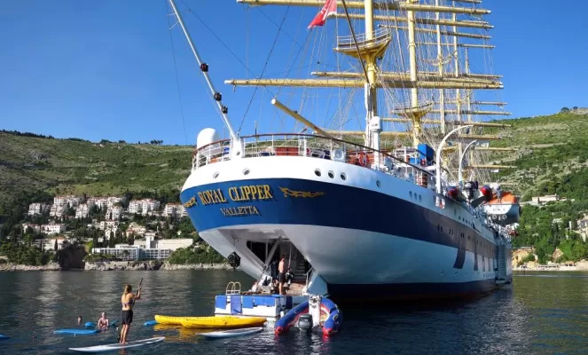 Water Sports on the Royal Clipper