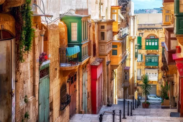 Explore the colorful city of Valletta