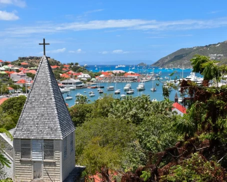 St Barts harbor view