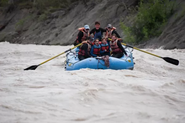Whitewater rafting