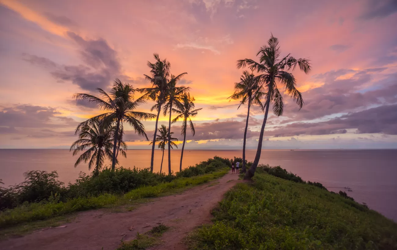 Balinese sunset, Indonesia