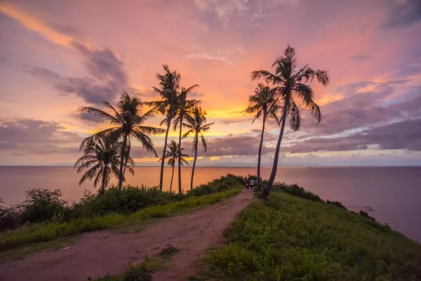 Balinese sunset, Indonesia