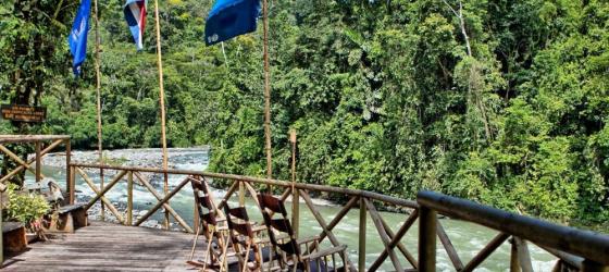 Rio Tropicales Deck and River View