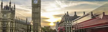 Sunset in Houses of Parliament