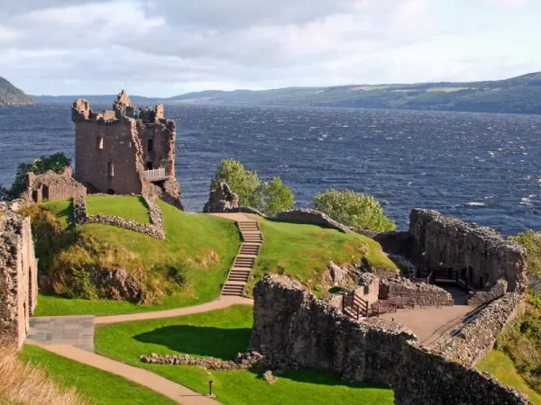 Urquhart Castle in the Scottish highlands