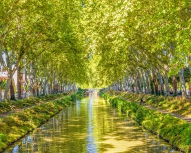 Canal du Midi in France