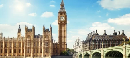 Big Ben on a sunny day in London