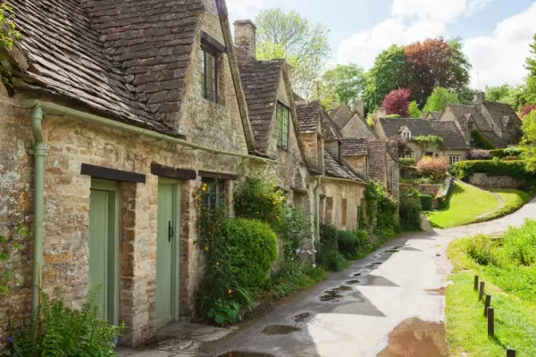 Traditional cottages in England