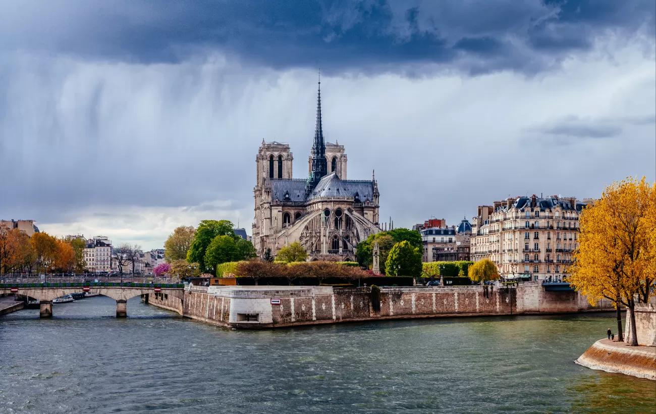 View of Notre Dame in Paris