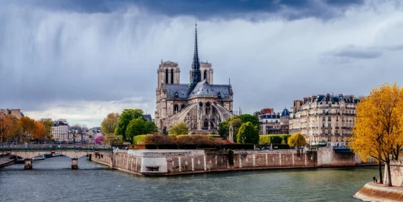 View of Notre Dame in Paris
