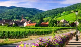 Village in Alsace region
