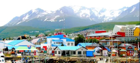 Colorful houses of Ushuaia