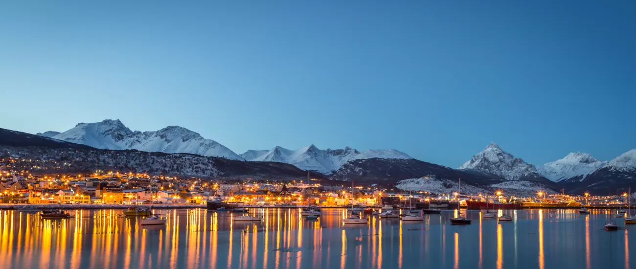 Ushuaia in the evening