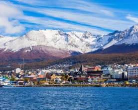 The port town of Ushuaia