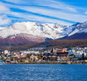 The port town of Ushuaia