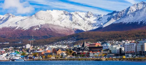 The port town of Ushuaia