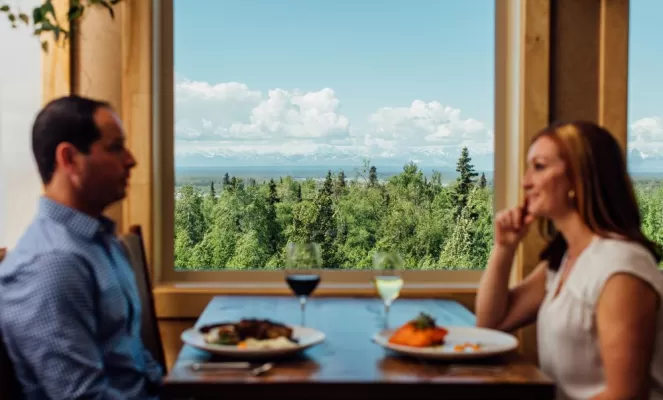 Dining with views at Foraker Restaurant