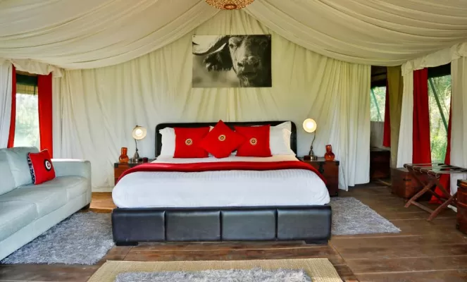 Luxury canvas rooms at Lemala Ngorongoro Lodge