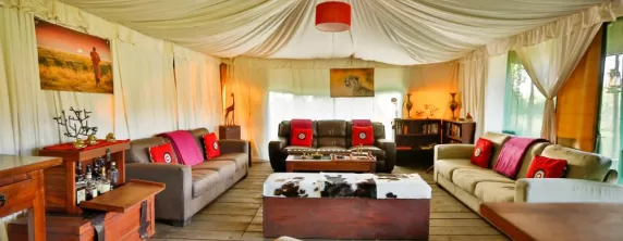 Lounge at Lemala Ngorongoro Lodge