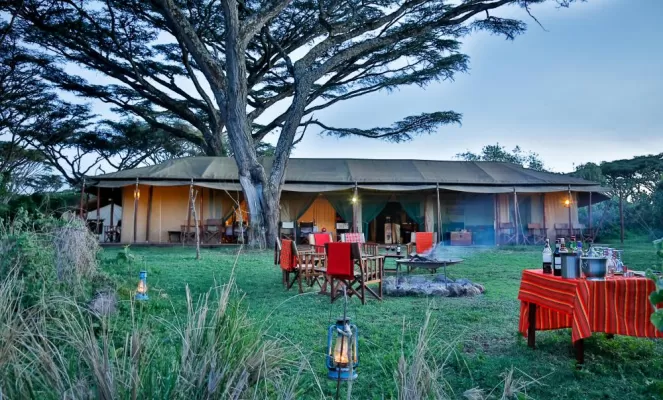 Evening at Lemala Ngorongoro Lodge