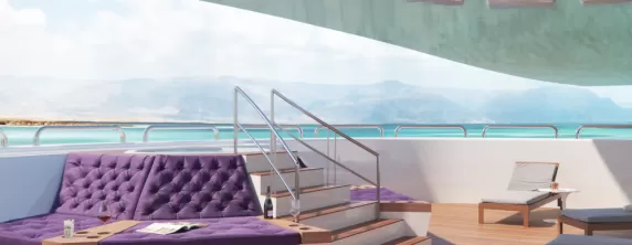 Relax on the deck of the Camila