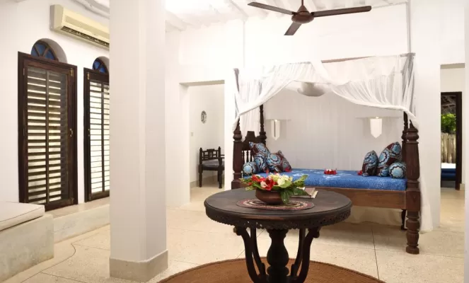 Spacious bedroom of the Monsoon Villa