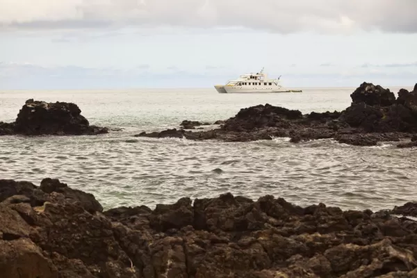Cruising in the Galapagos - Bachas Beach on Santa Cruz