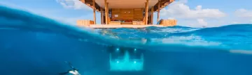 Take a dip outside the Underwater Room