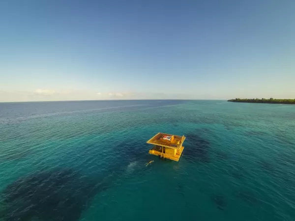 Immerse yourself in Pemba Island's coastal life at the Underwater Room