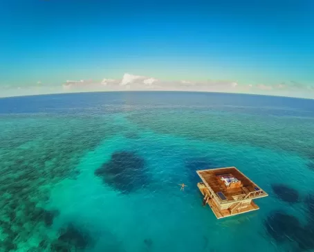 Experience the ocean like never before with a stay in the Underwater Room
