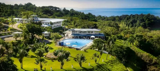 Aerial views of the Hotel Cristal Ballena