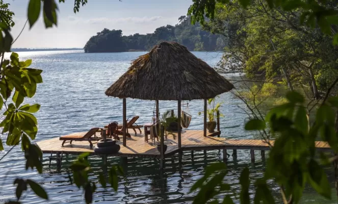 Situated on the shores of Lago Peten Itza, enjoy Guatemala during a stay at La Lancha