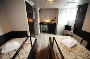 MV Ushuaia ship Premier Twin cabin
