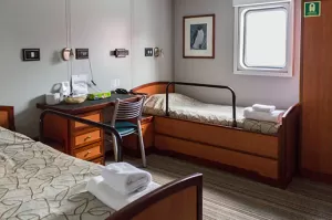 MV Ushuaia ship Superior Twin cabin