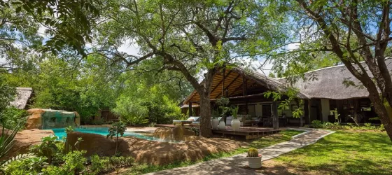 Chapungu's common areas blend with the natural surroundings