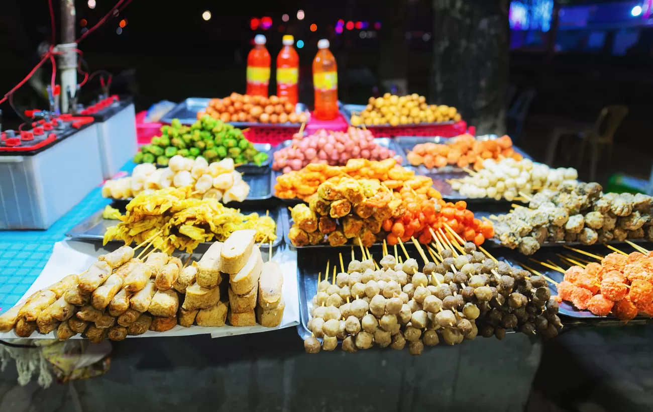 Street food in Southeast Asia